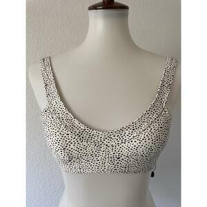 Vix Swim Bikini Top Plunge Multicolor Polka Dot Swimwear